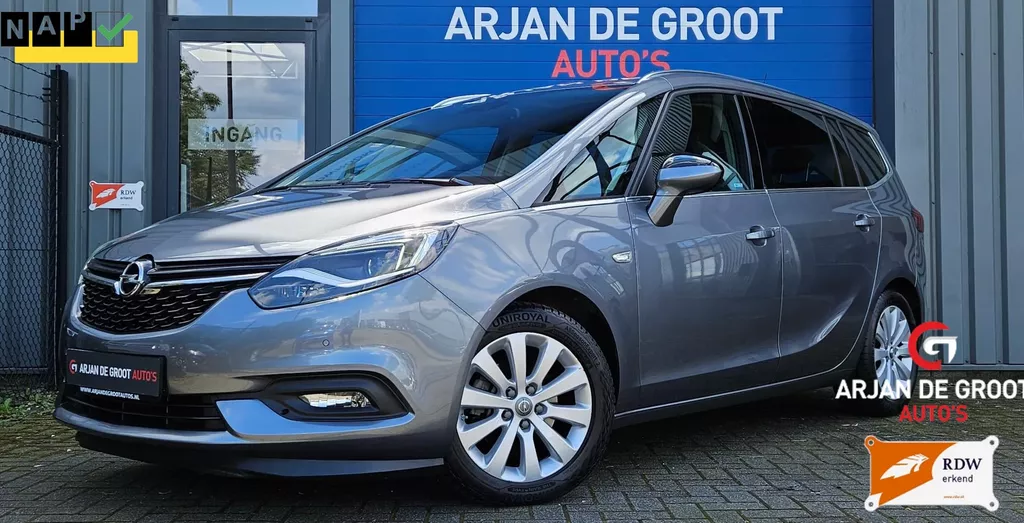 Opel Zafira 1.4T 140PK Navi Cruise Camera Leder trekhaak