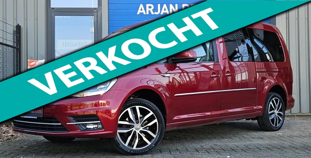 Volkswagen Caddy Maxi 1.0 TSI 7Persoons ACC Clima Carplay Trekhaak Camera
