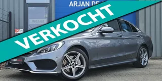 Mercedes-Benz C-Klasse 180 156PK AMG line Navi Cruise Ecc Trekhaak LED Leder